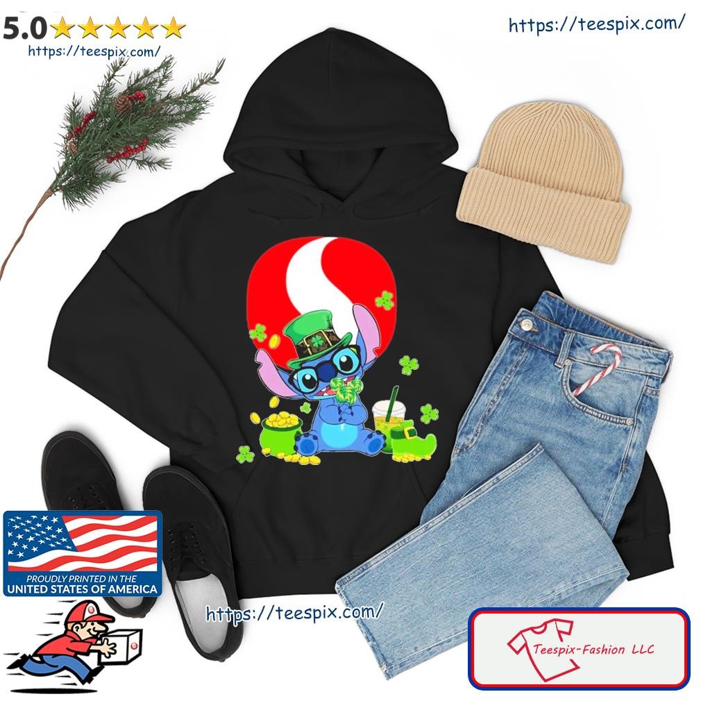 Baby Stitch And Safeway St Patrick's Day Shirt hoodie.jpg