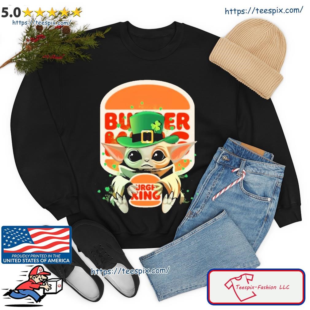 Baby Yoda hug Burger King shirt