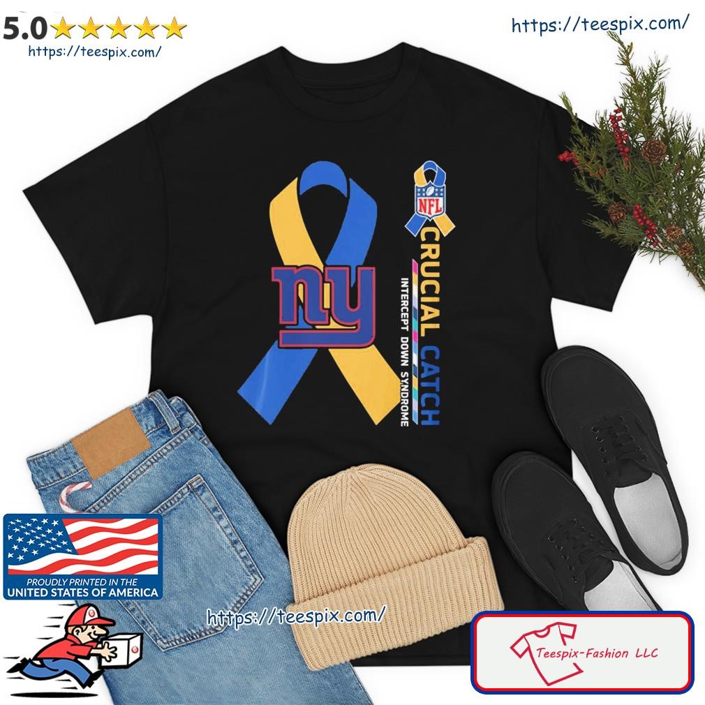 Crucial Catch Down Syndrome New York Giants Shirt
