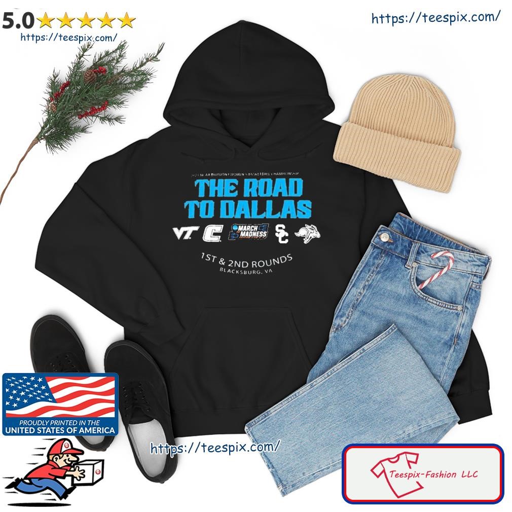 Funny blacksburg, VA 2023 NCAA Division I Women's Basketball Championship March Madness 1st & 2nd Rounds Shirt hoodie.jpg