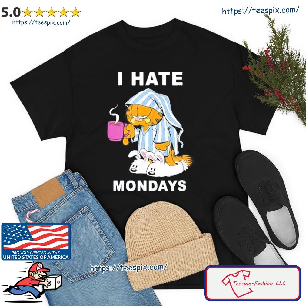 Garfield I Hate Mondays Coffee Sweatshirt Garfield Shirt