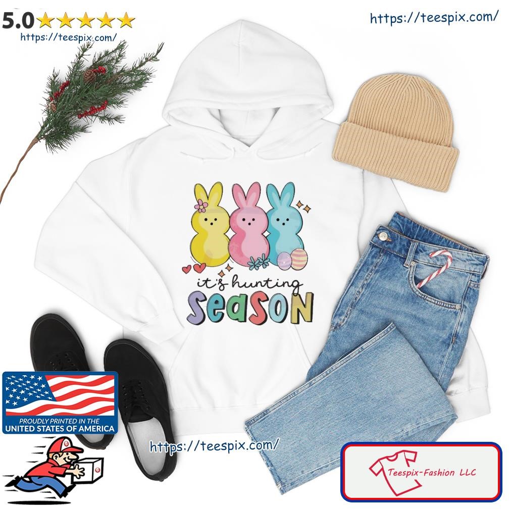 It’s Hunting Season Cute Easter Bunny Shirt hoodie.jpg
