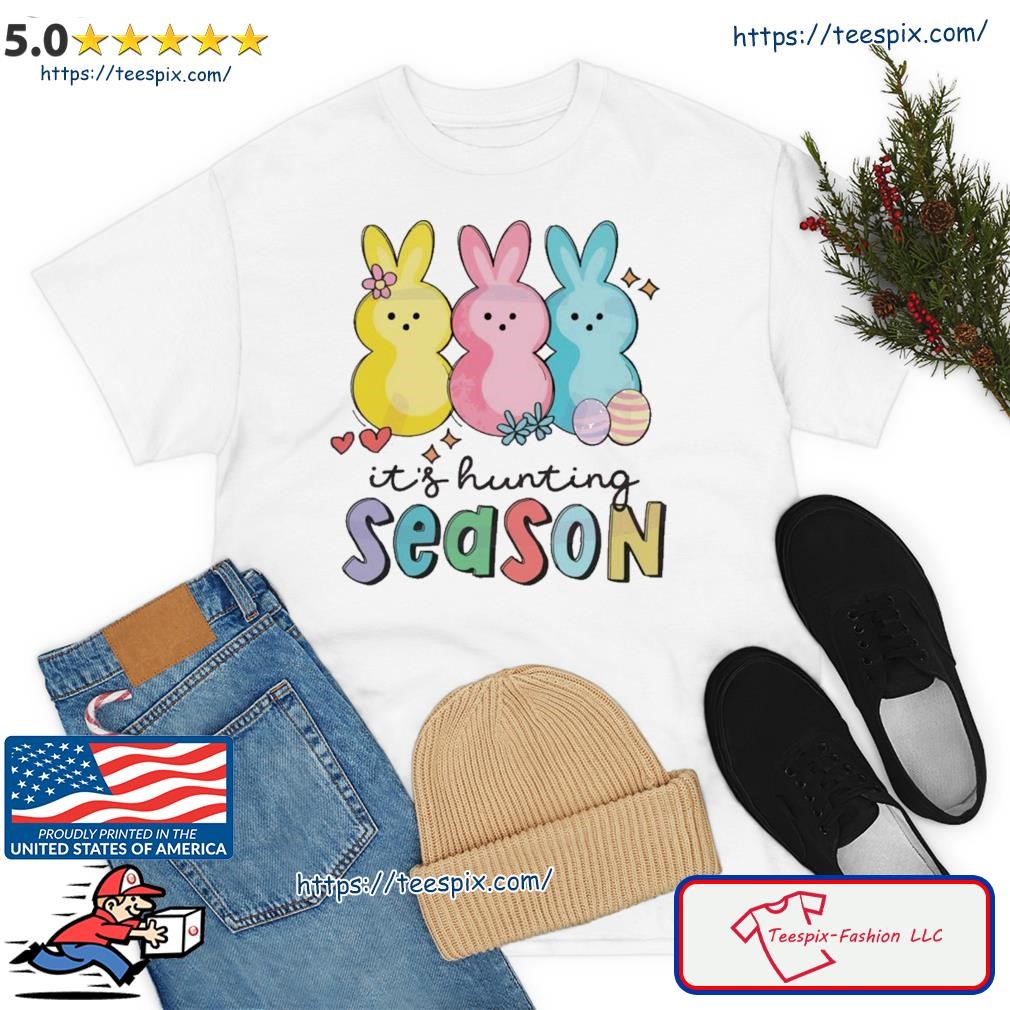 It’s Hunting Season Cute Easter Bunny Shirt