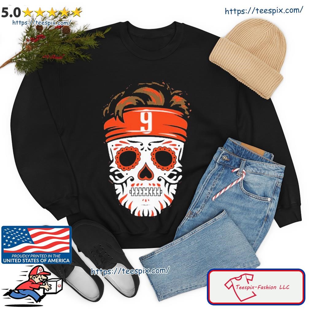 Joe burrow sugar skull shirt, hoodie, sweater and long sleeve