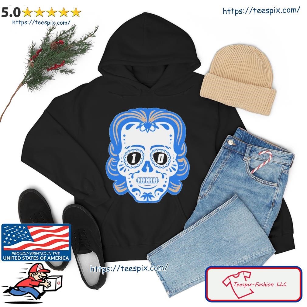 Justin Herbert Sugar Skull Shirt hoodie.jpg