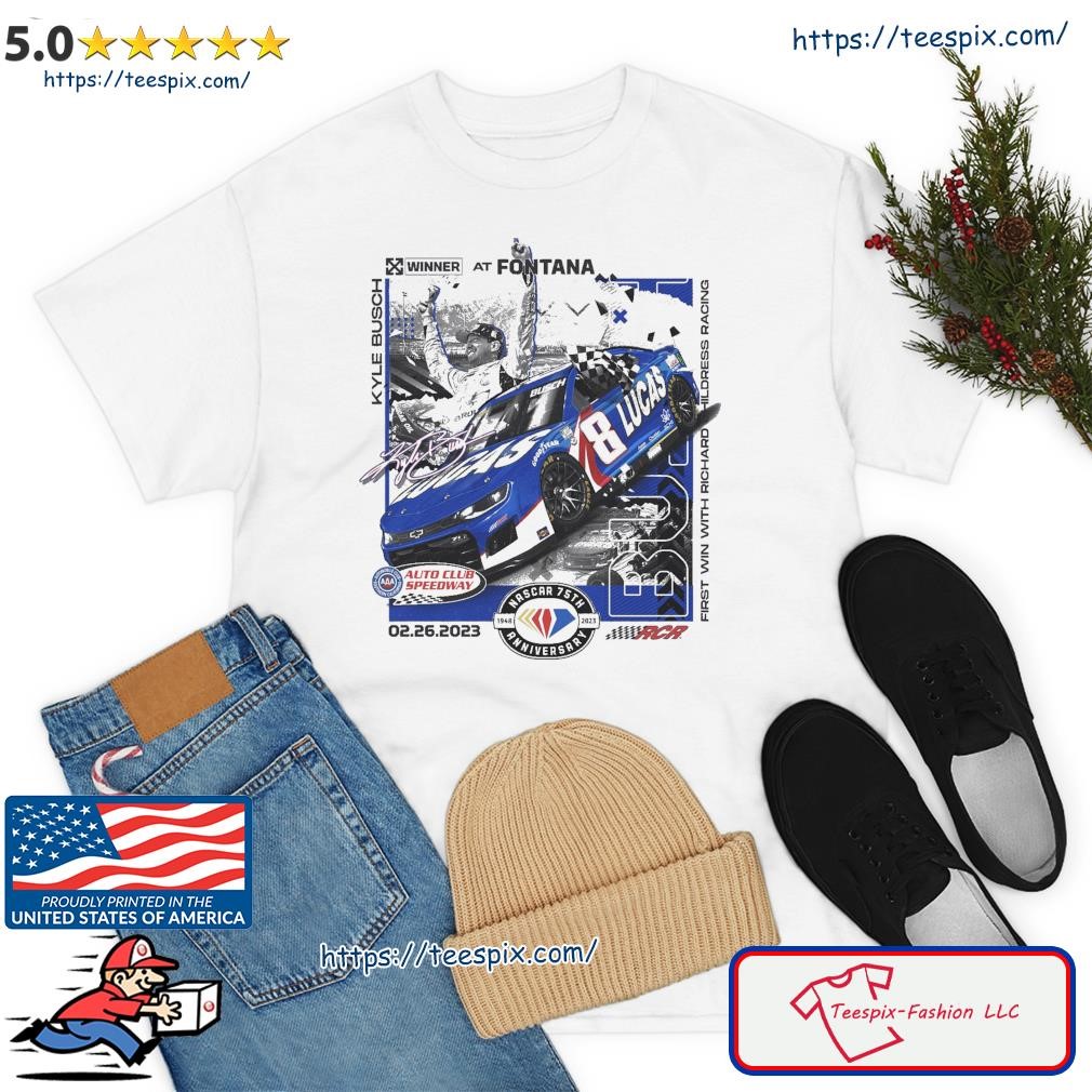 Kyle Busch 2023 First Win With Richard Childress Racing Shirt