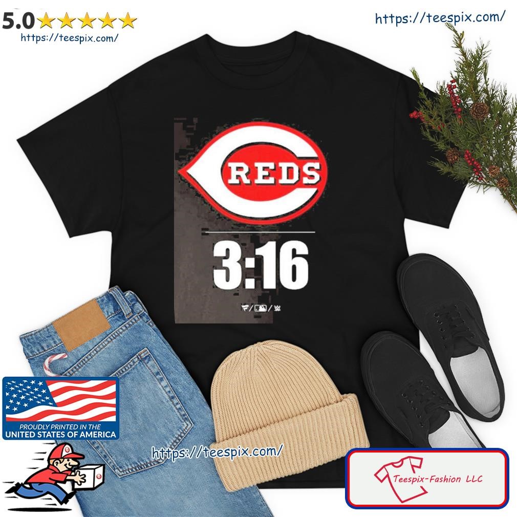 Stone Cold Steve Austin x Cincinnati Reds 3 16 Vintage T-Shirt