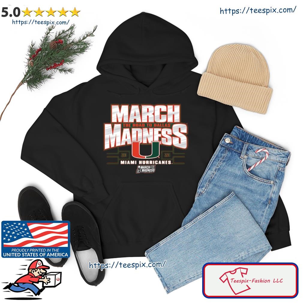 Miami Hurricanes 2023 NCAA Women's Basketball Tournament March Madness Shirt hoodie.jpg