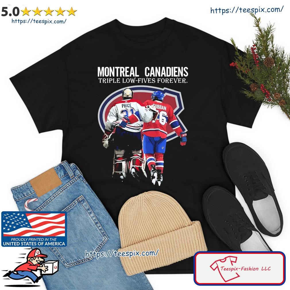 Montreal Canadiens Carey Price And P. K. Subban Triple Low-fives Forever Shirt