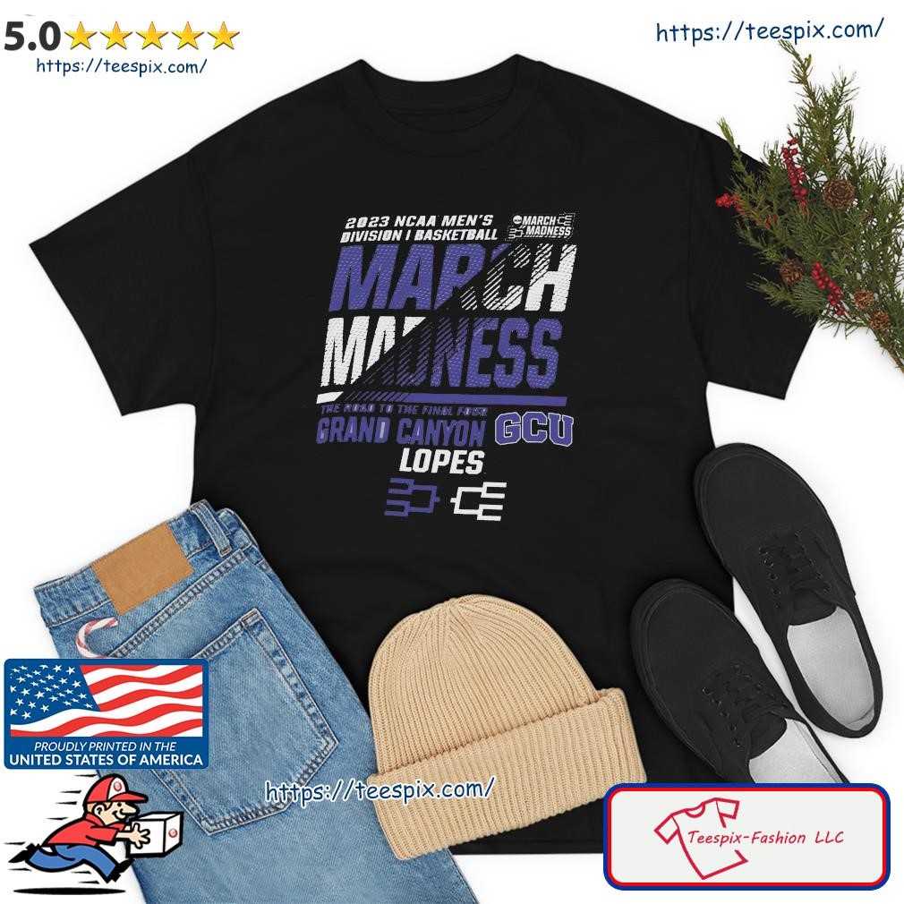 Official gCU Men's Basketball 2023 NCAA March Madness The Road To Final Four Shirt