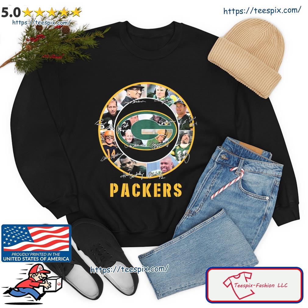 Packers Logo Jaire Alexander Austin Allen David Bakhtiari Signature Shirt,  hoodie, sweater, long sleeve and tank top