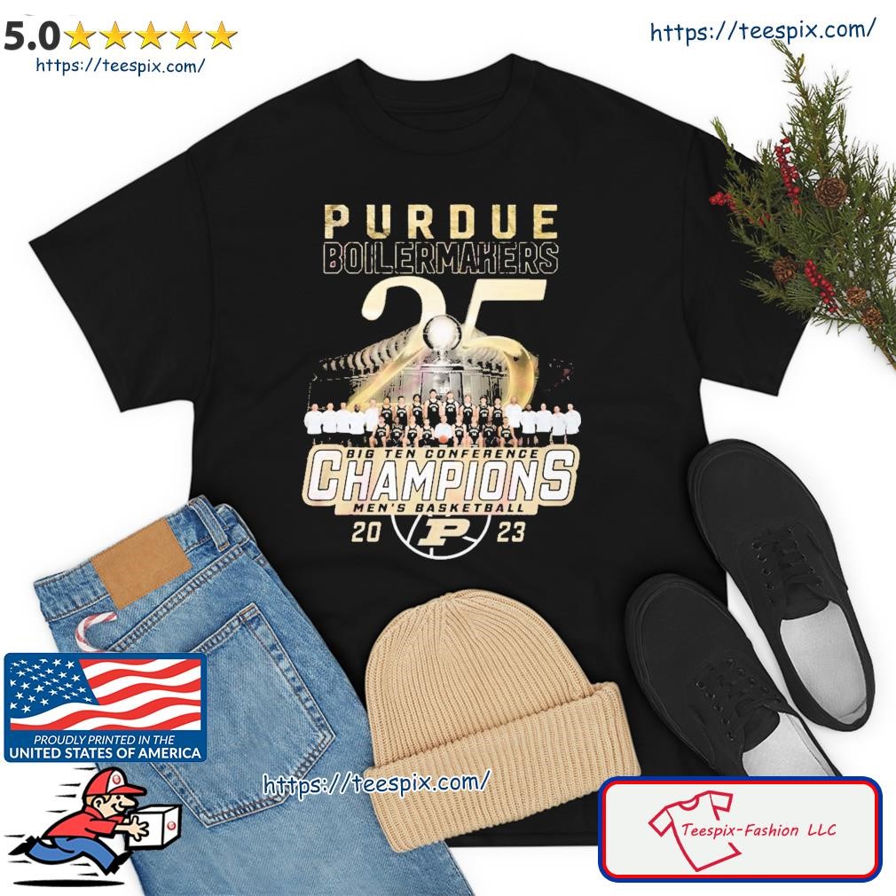 Purdue Boilermakers Big Ten Conference Champions Men’s Basketball 2023 Shirt