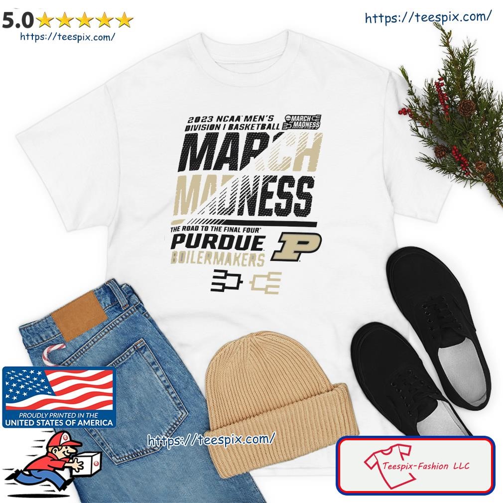 Purdue Men's Basketball 2023 NCAA March Madness The Road To Final Four Shirt