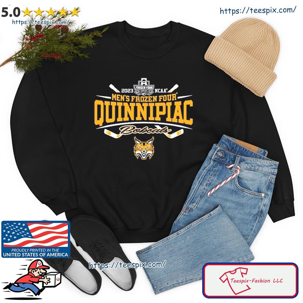 Quinnipiac Bobcats 2023 NCAA Frozen Four Men's Ice Hockey Tournament sweater.jpg