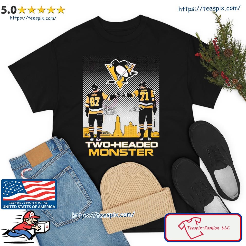 Best sidney Crosby Evgeni Malkin Pittsburgh Penguins two-headed monster  shirt, hoodie, sweater, long sleeve and tank top