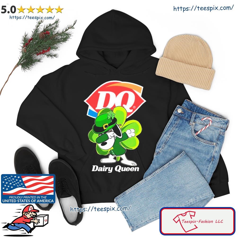 Snoopy Dabbing And Dairy Queen St Patrick's Day Shirt hoodie.jpg