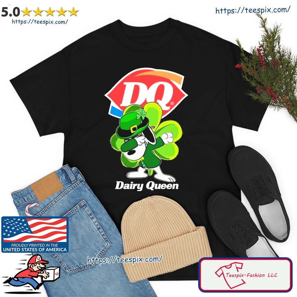Snoopy Dabbing And Dairy Queen St Patrick's Day Shirt