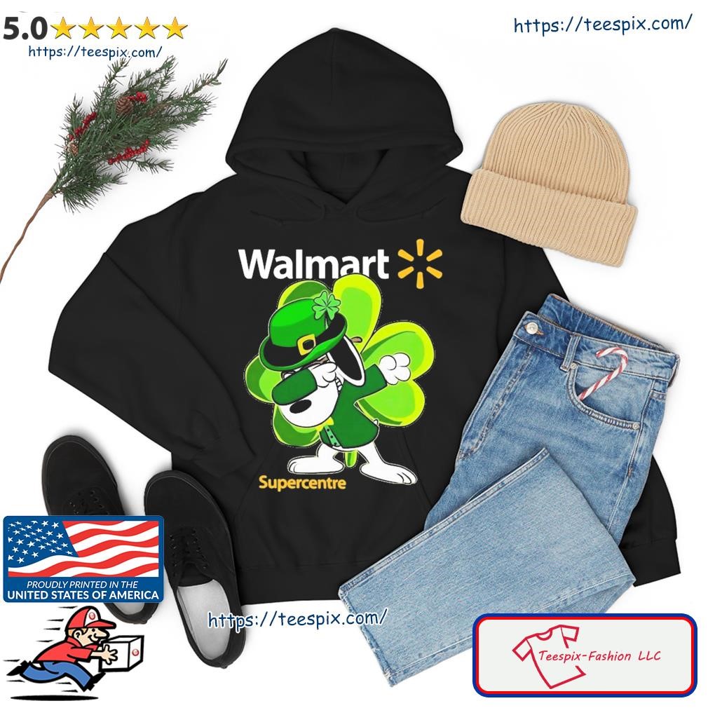 Snoopy Dabbing And Walmart St Patrick's Day Shirt hoodie.jpg