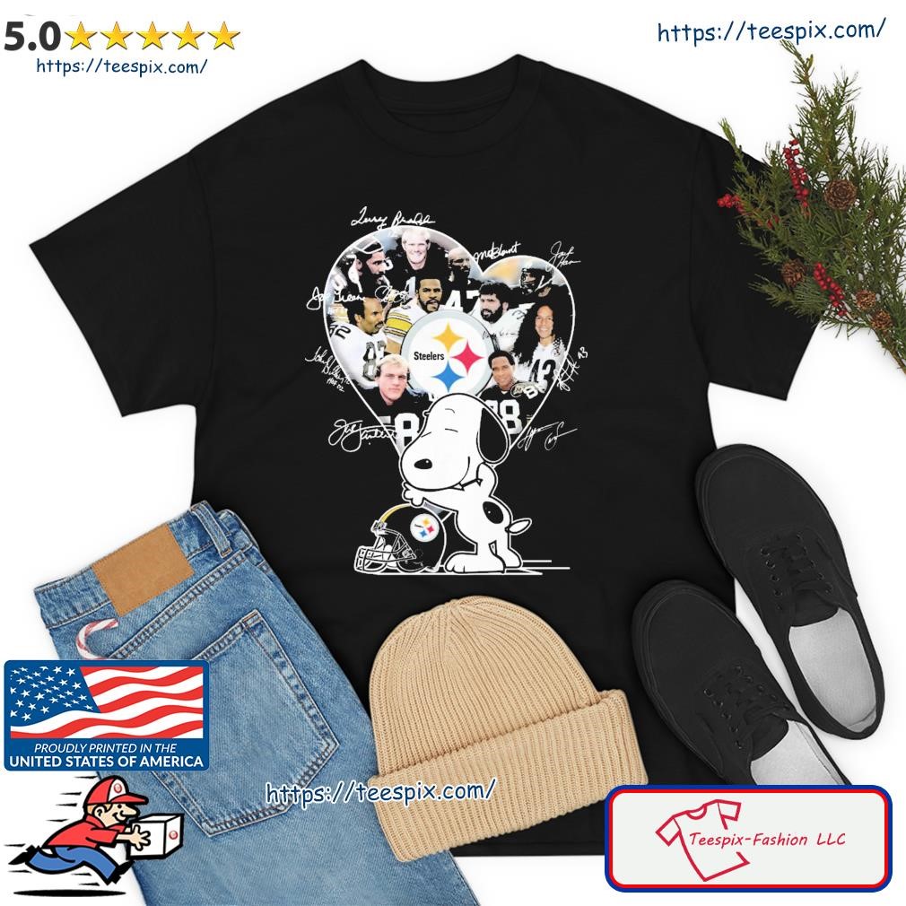 Snoopy Heart Miss Steelers Signature Shirt