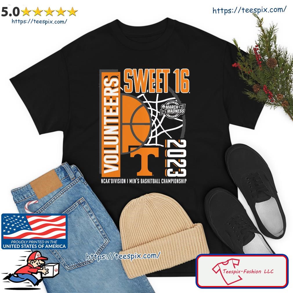 Tennessee Volunteers Men's Basketball NCAA March Madness Sweet Sixteen 2023 Shirt