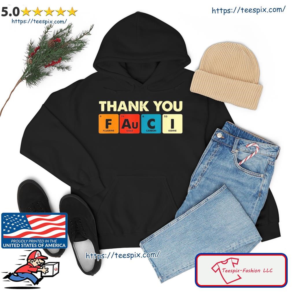 Thank You Dr Fauci Periodic Table Vintage hoodie.jpg