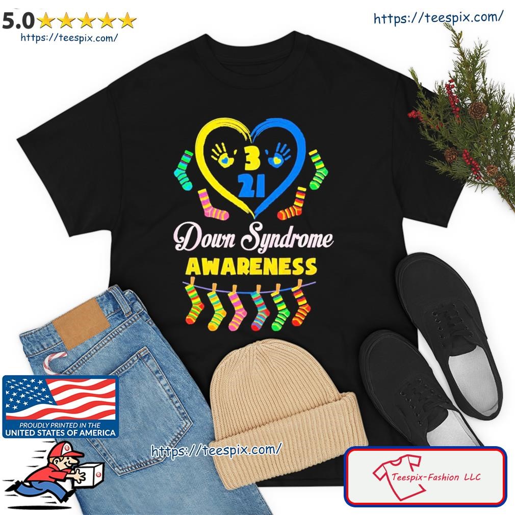 Three Twenty One World Down Syndrome Day Rock Your Socks Shirt