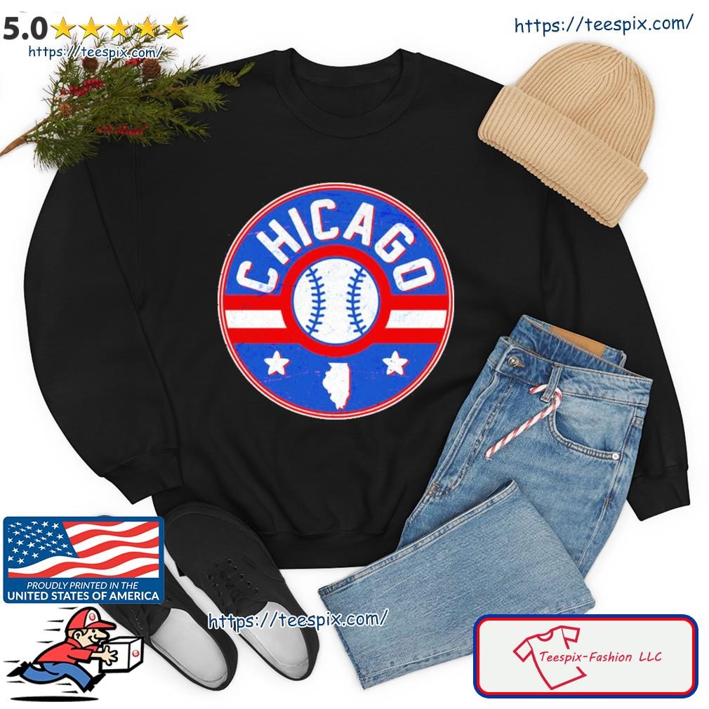 Vintage Chicago Baseball Emblem Shirt - Shibtee Clothing