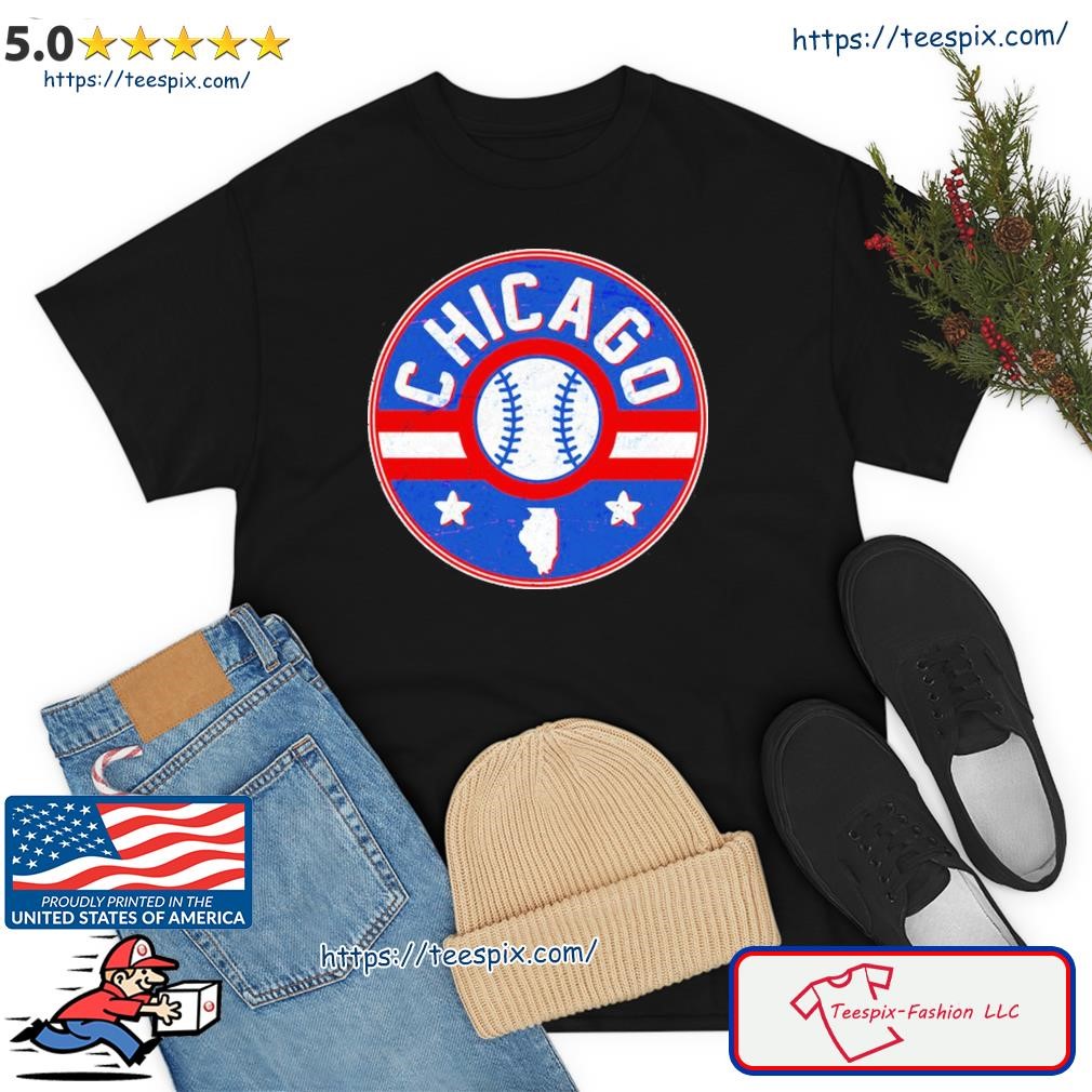 Vintage Chicago Baseball Emblem Shirt - Shibtee Clothing