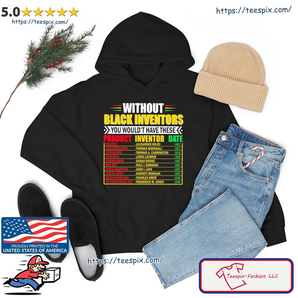 Without Black Inventors You Wouldn't Have These Shirt hoodie.jpg