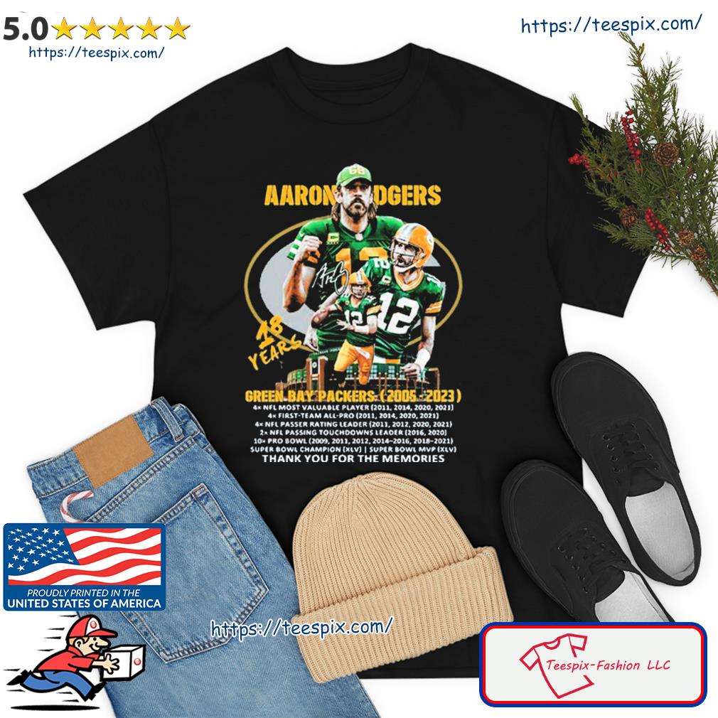 Green Bay Packers Aaron Rodgers MVP Champions signature shirt, hoodie,  sweater, long sleeve and tank top