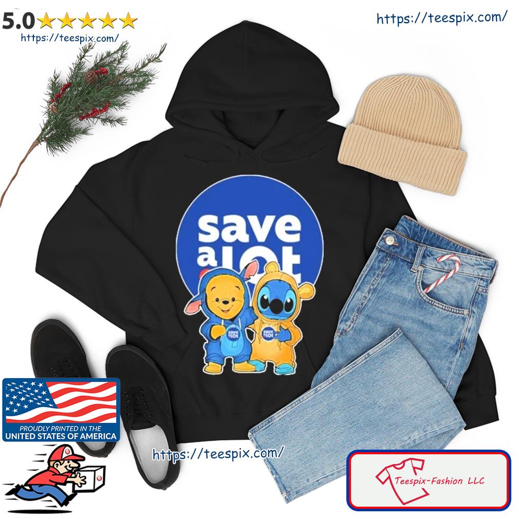 Baby Stitch And Baby Pooh Save A Lot Shirt hoodie