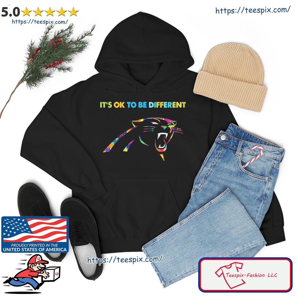 Carolina Panthers It's Ok To Be Different 2023 Shirt hoodie
