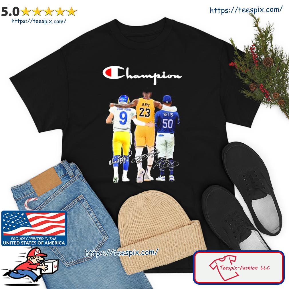 Champions Stafford James and Betts Signature Shirt