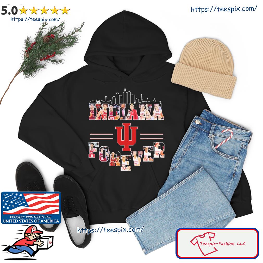 Indiana Forever Basketball Team Skyline Shirt hoodie