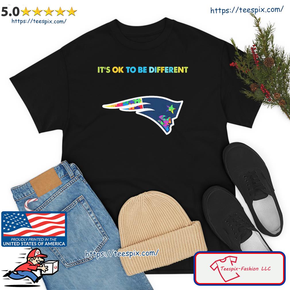 New England Patriots It's Ok To Be Different 2023 Shirt