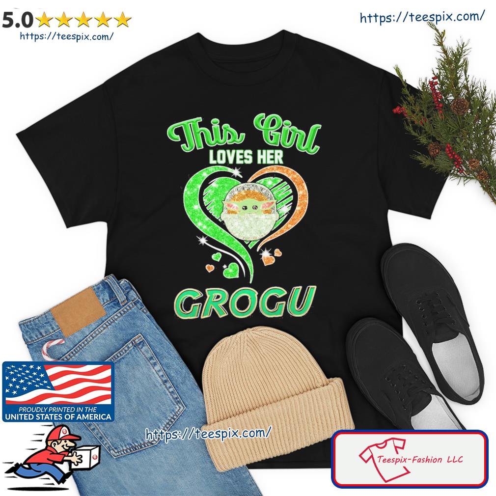 This Girl Loves Her Heart Baby Yoda Crocs Shirt