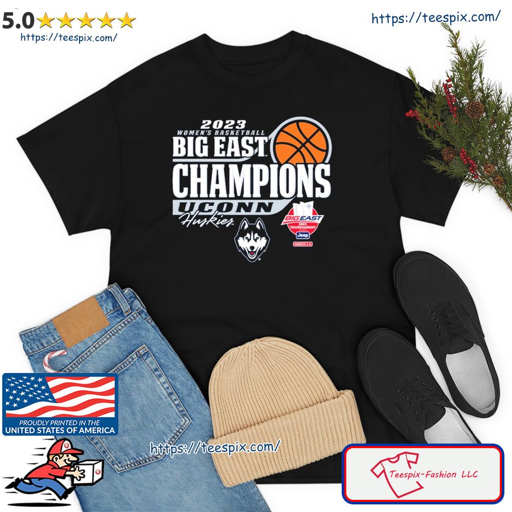Uconn Women's Basketball 2023 Big East Tournament Champions shirt