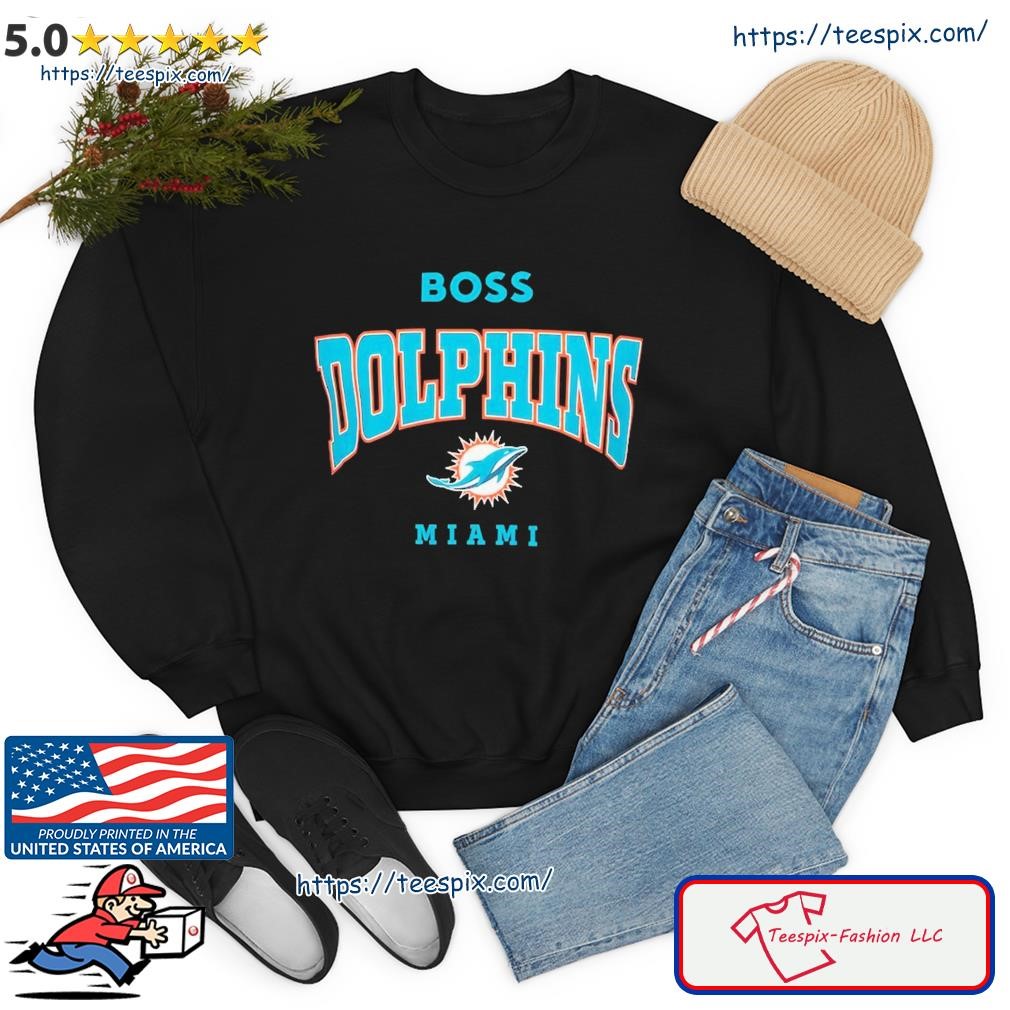 BOSS Miami Dolphins NFL logo Shirt in 2023