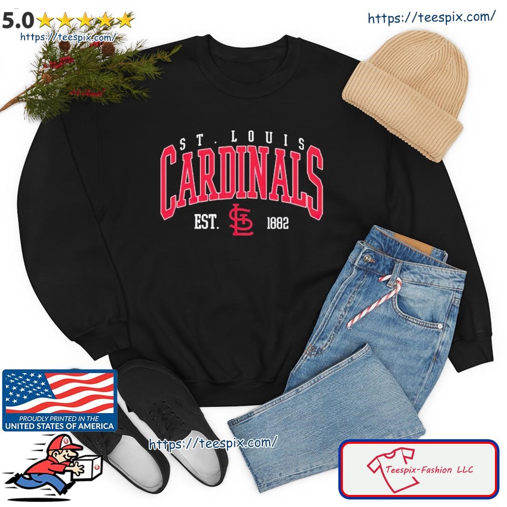 Vintage St Louis Cardinals Sweatshirt Baseball Shirt Est 1882