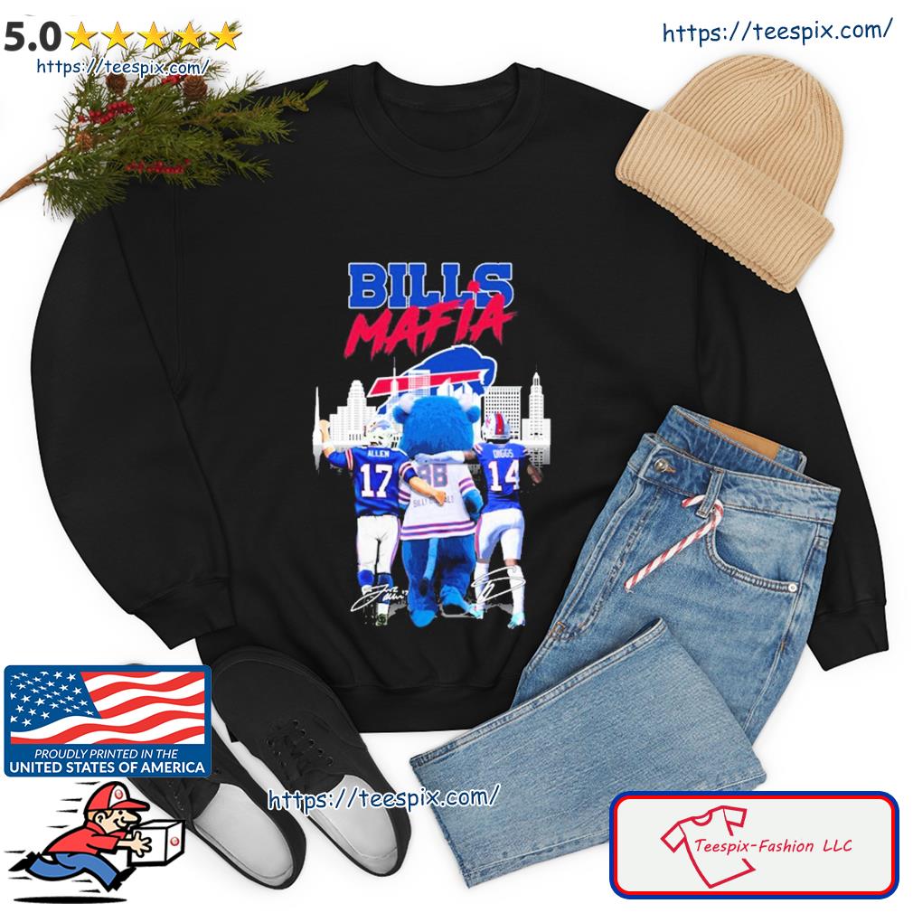 Mafia Buffalo Bills Allen Diggs signature shirt, hoodie, sweater