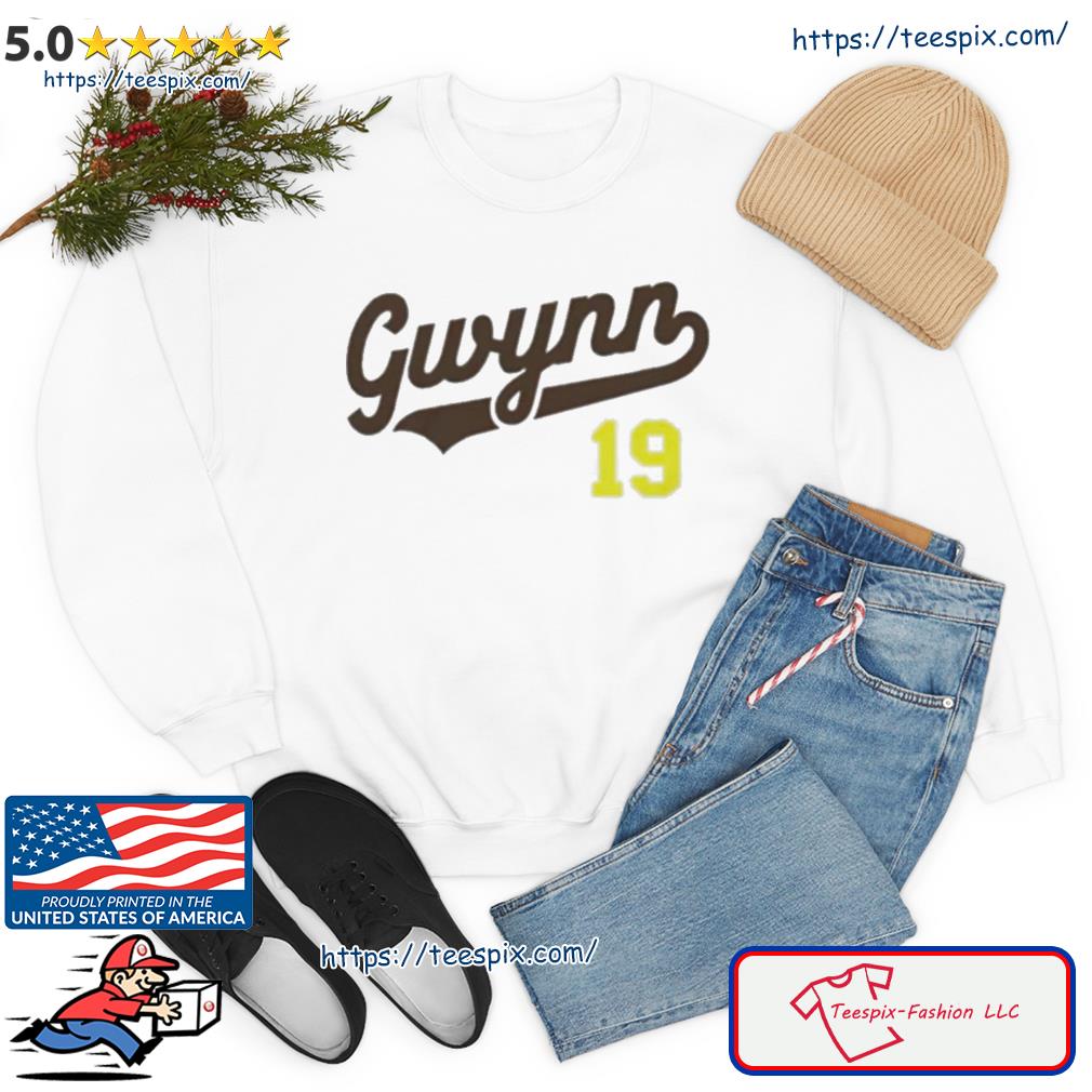 Gwynn 19 San Diego Padres Shirt, hoodie, sweater, long sleeve and
