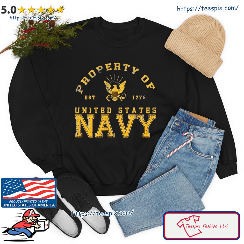 Property Of United State Navy Shirt sweater