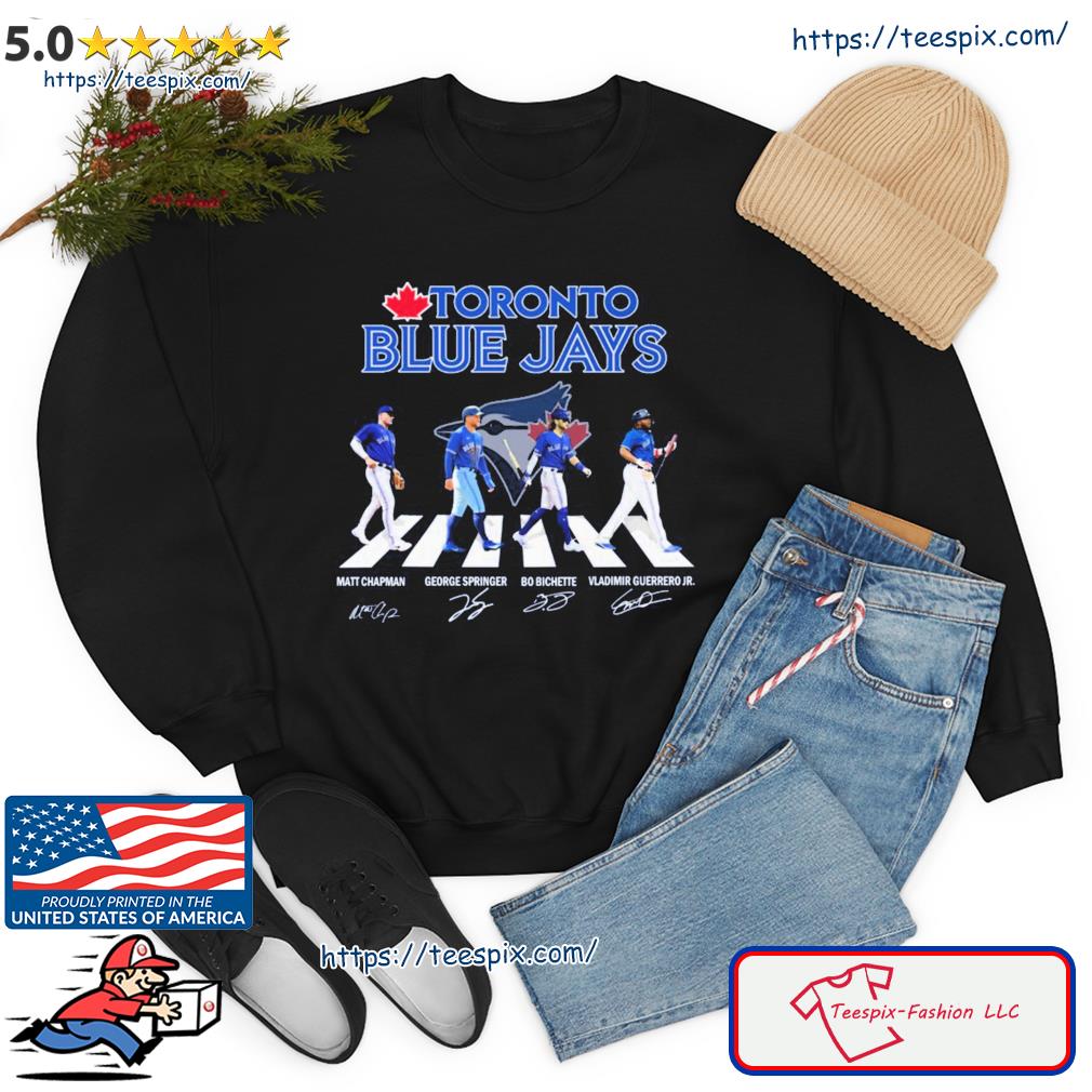 Toronto Blue Jays Team Abbey Road 2023 Signatures Shirt