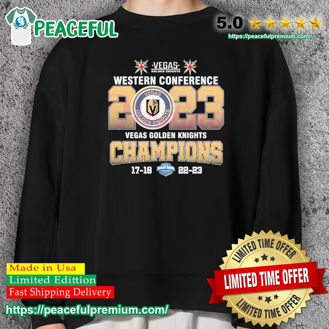 Western Conference Champs 2023 Knights NHL Shirt - Bring Your