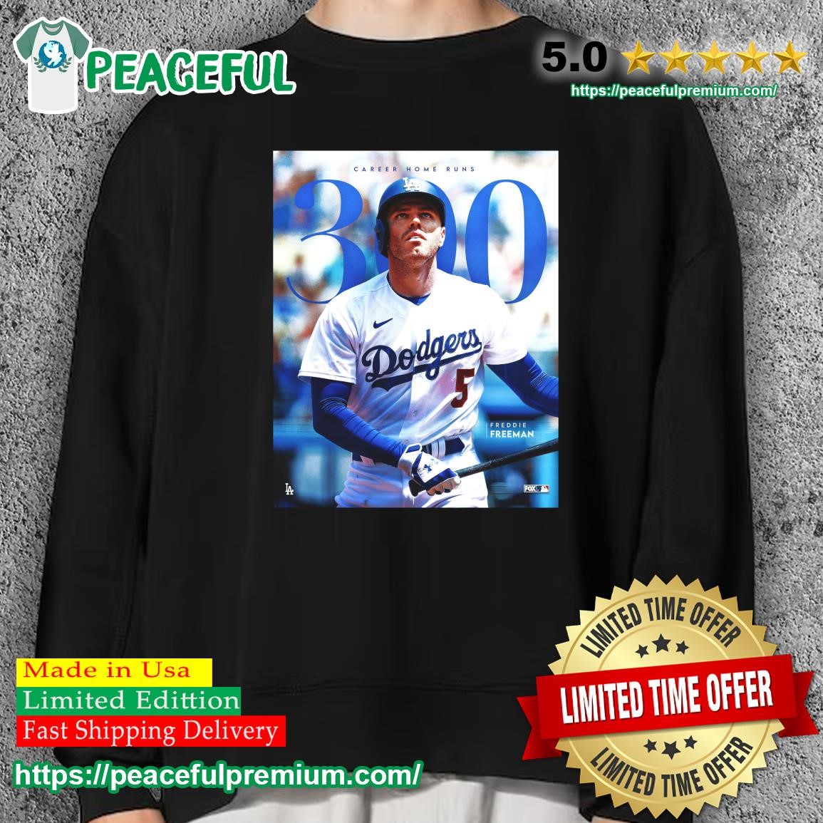 300 Career Home Runs Freddie Freeman Shirt, hoodie, sweater, long sleeve  and tank top