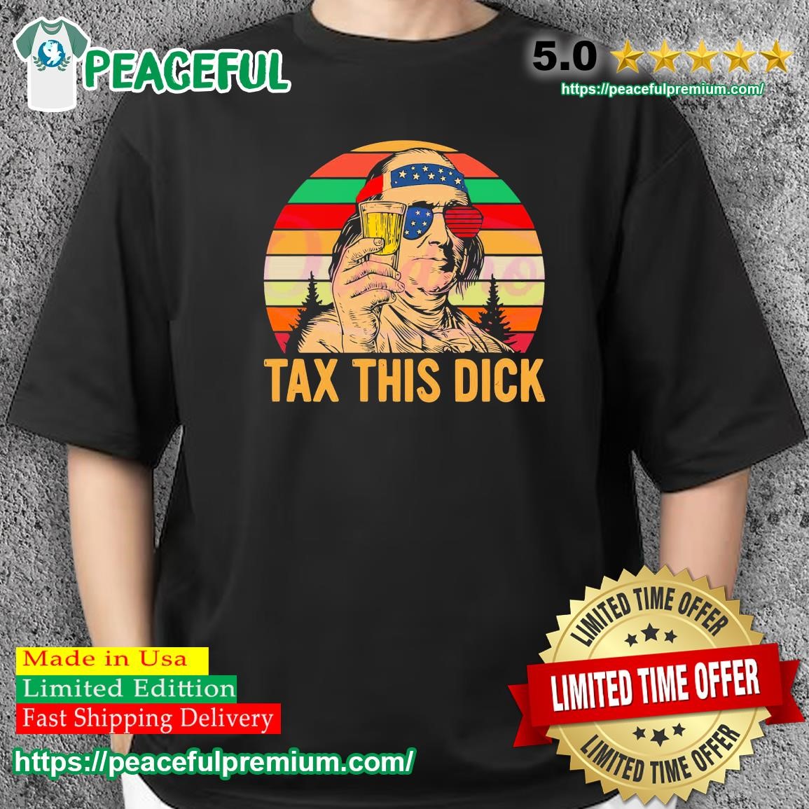 4th Of July Tax This Dick Vintage Benjamin Franklin Shirt
