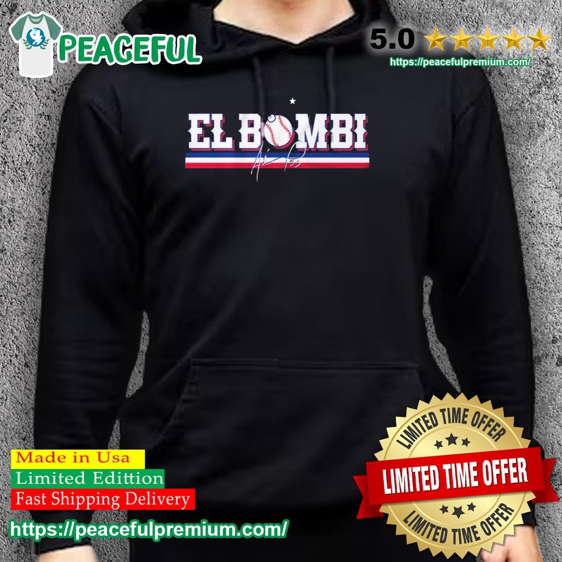 Official adolis Garcia El Bombi Adolis Garcia T-Shirts, hoodie, tank top,  sweater and long sleeve t-shirt