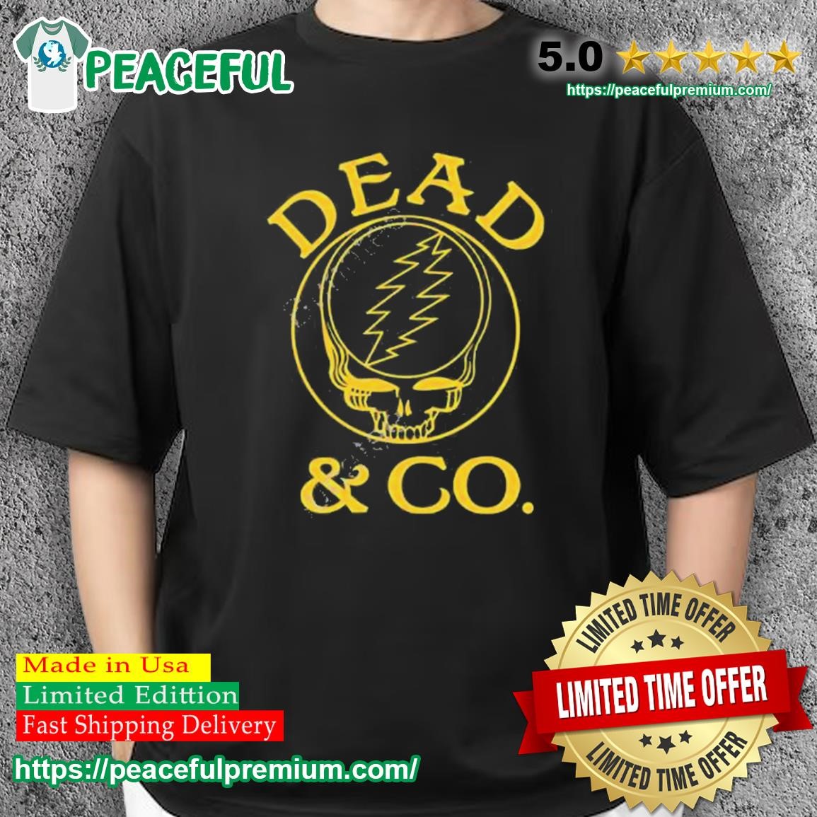 Al Franken Wearing Dead & Co Shirt