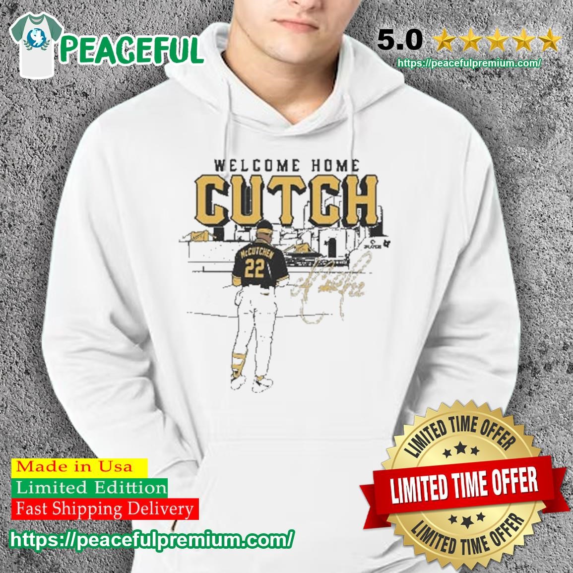 Andrew Mccutchen Welcome Home Cutch Signature Shirt, hoodie