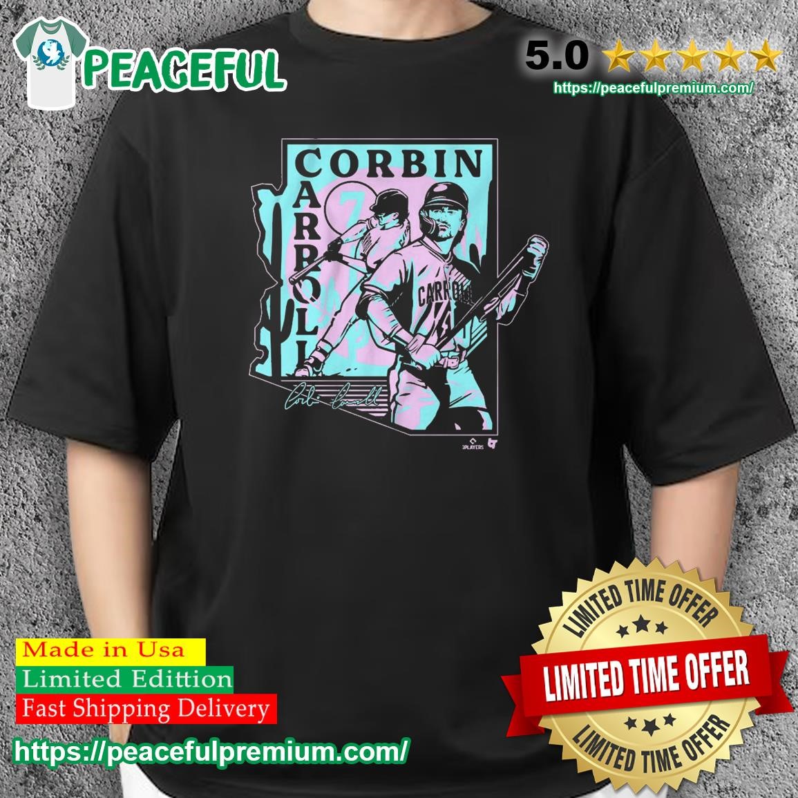 Arizona Corbin Carroll Signature T-shirt,Sweater, Hoodie, And Long